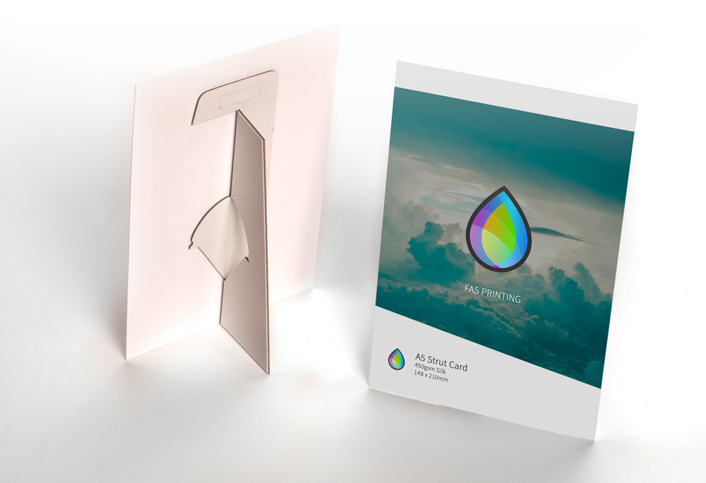 A5 Strut Card Printing