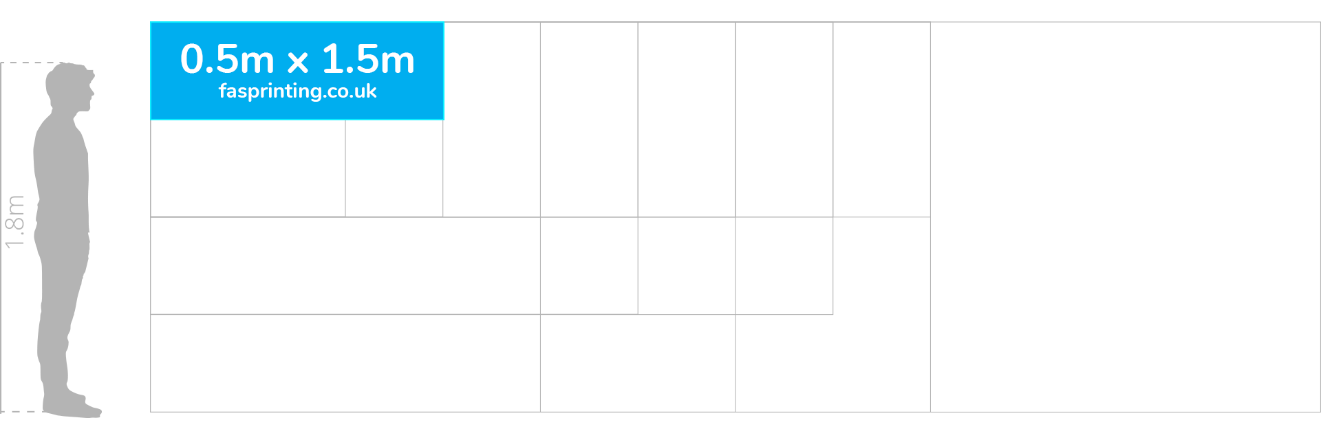 0.5 x 1.5m Banner