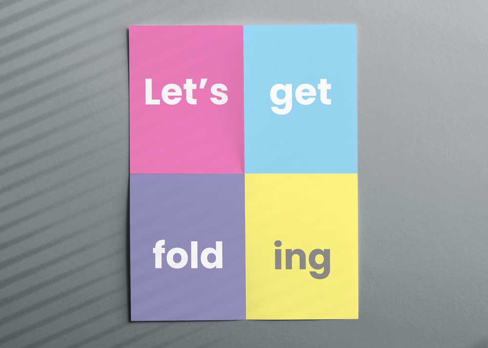 Cross Fold Leaflets Cross Fold Leaflets