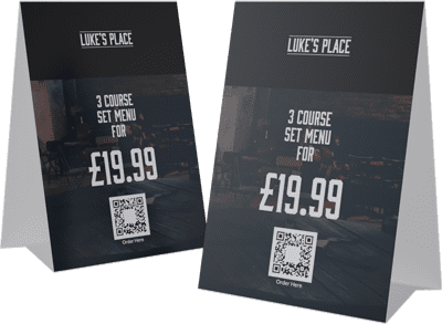 tent cards tent cards